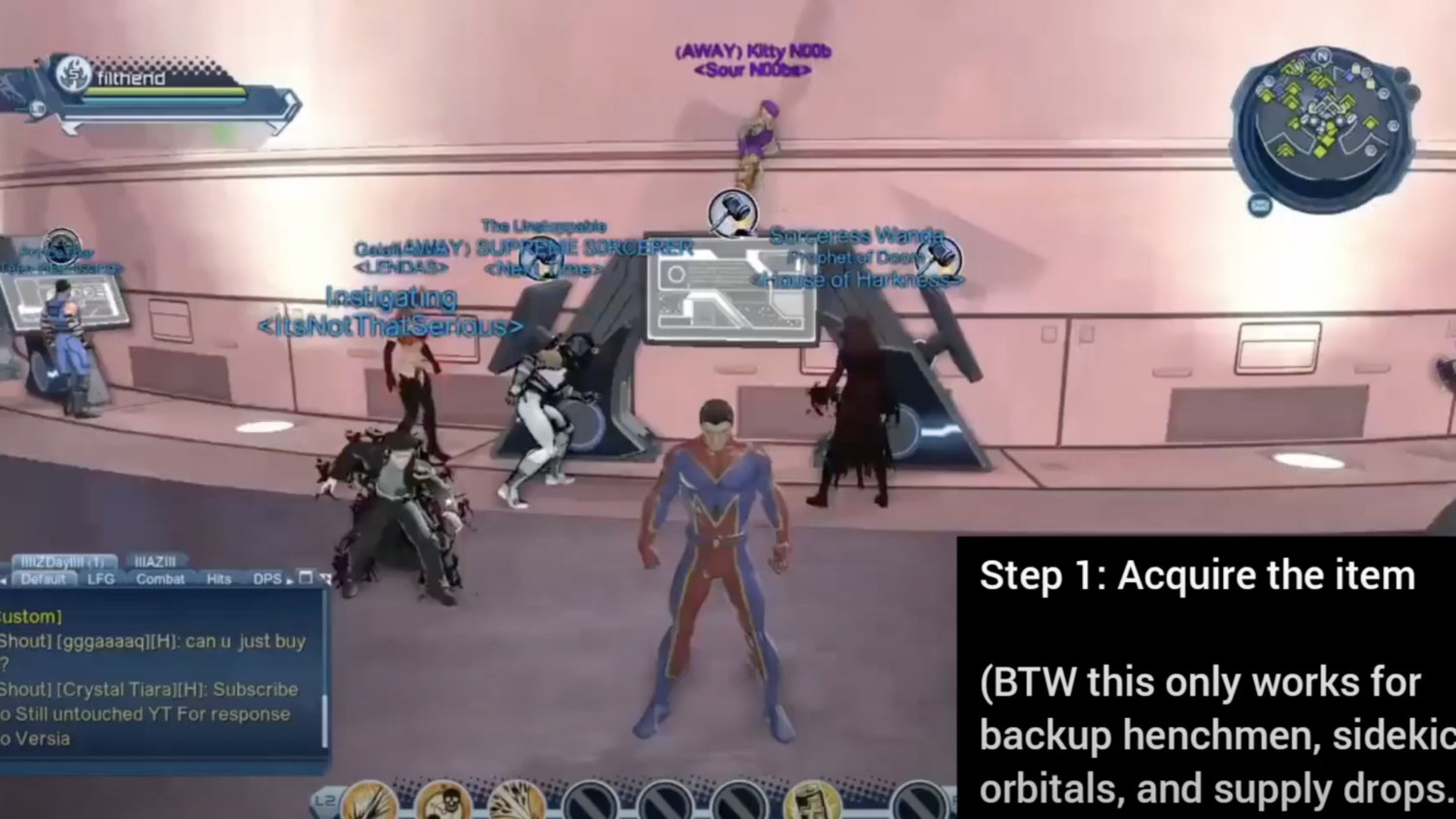 DCUO: How to use Base Dispenser for Alts