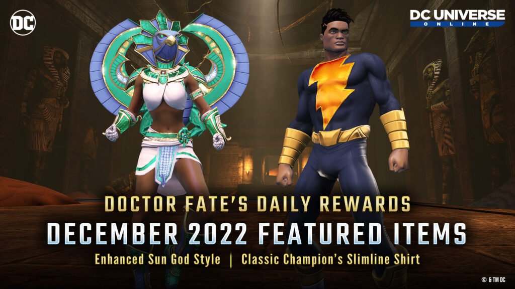 Dr. Fate Daily Rewards - Dec 2022